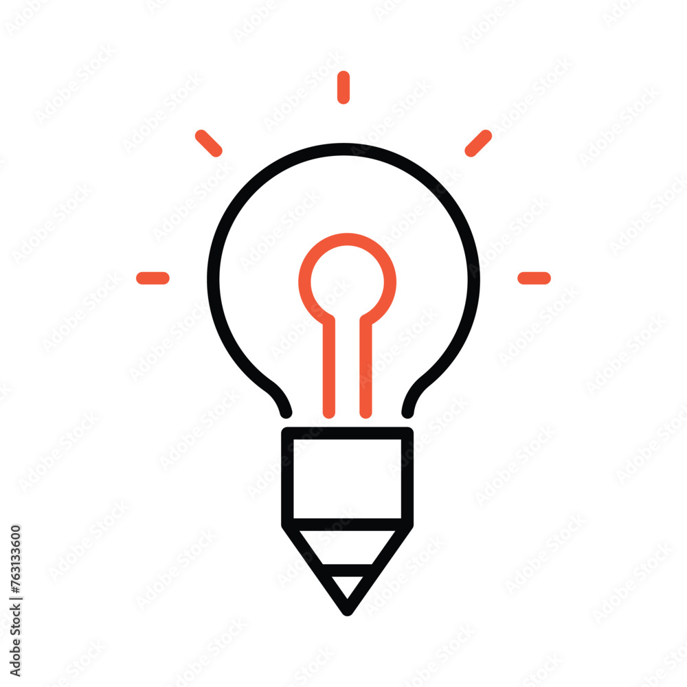 Idea icon editable stock vector illustration Idea icon editable stock vector illustration
