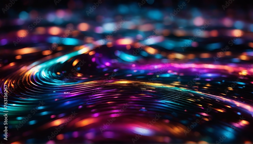 Abstract background with glowing neon lines Abstract background with glowing neon lines