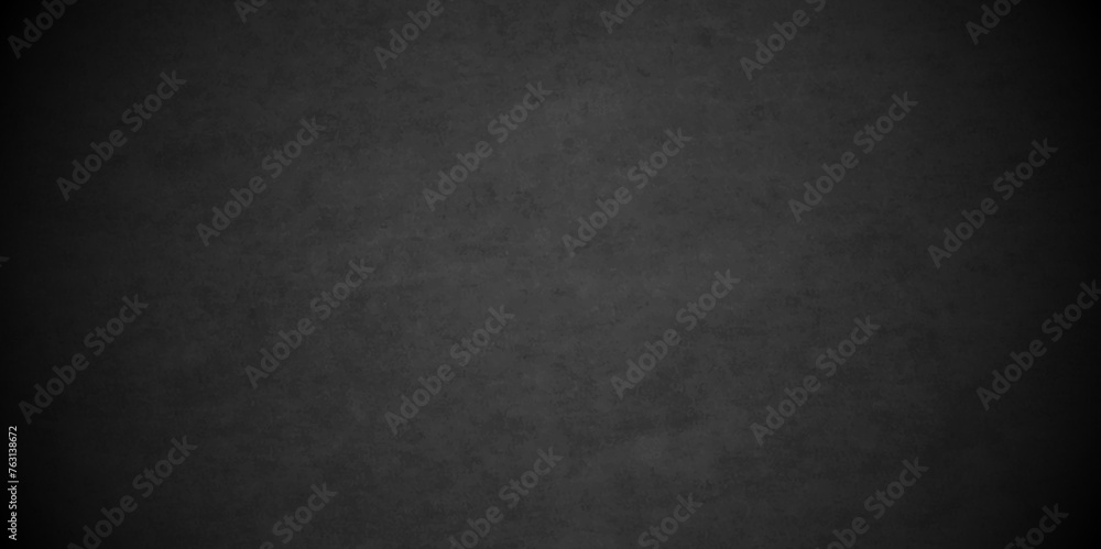 Abstract black concrete stone wall. dark texture black stone grunge texture and backdrop background. retro grunge anthracite panorama. Panorama dark black canvas slate background or texture. - obrazy, fototapety, plakaty 