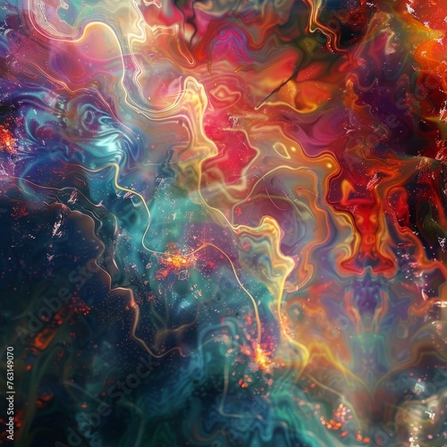 cosmic energy background. © Yahor Shylau 