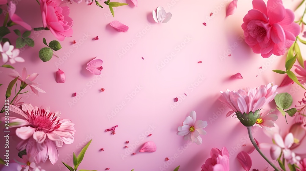 Mother's Day background with copy space, illustrated design Mother's Day background with copy space, illustrated design