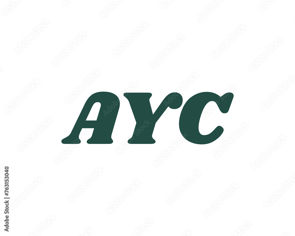 AYC logo design vector template AYC logo design vector template