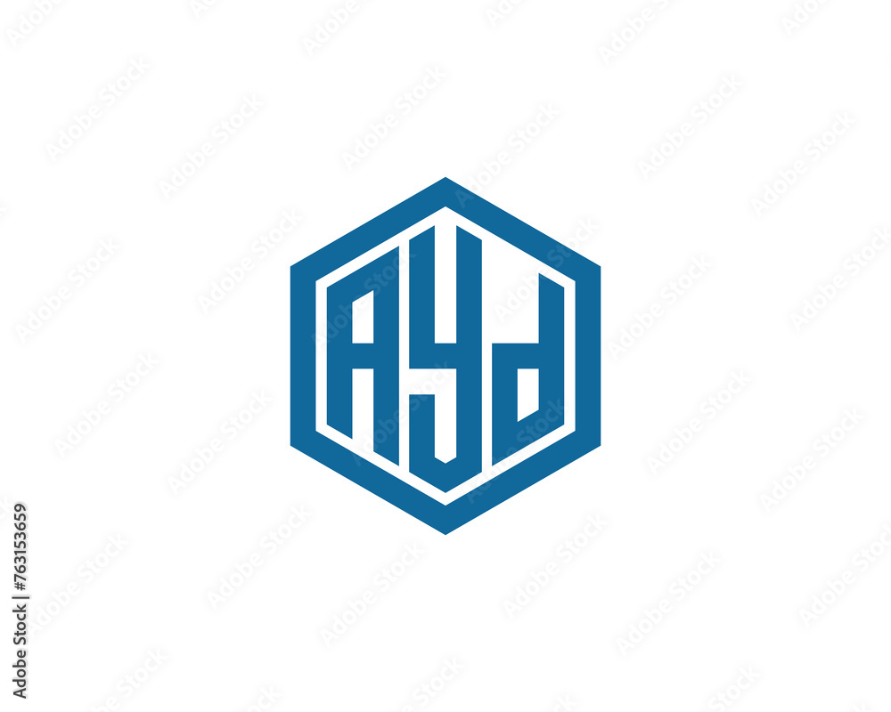 AYD logo design vector template AYD logo design vector template