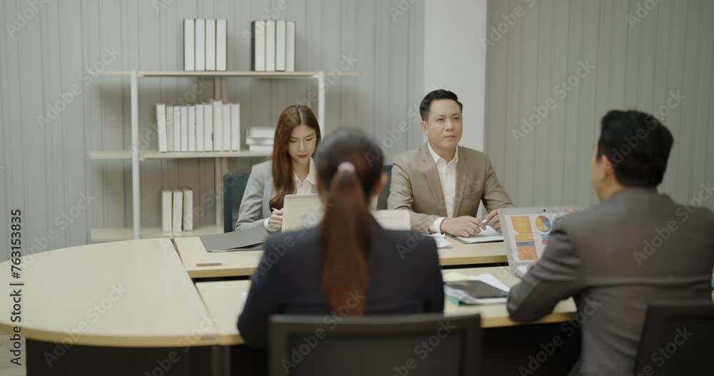 Business concept of 4k Resolution. Business people meeting together and shaking hands in a conference room. Business concept of 4k Resolution. Business people meeting together and shaking hands in a conference room.