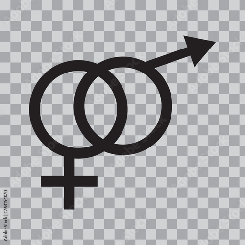 emale and male signs. Sex gender symbol. eps10