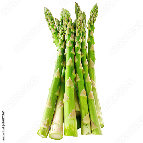 Asparagus isolated on transparent background