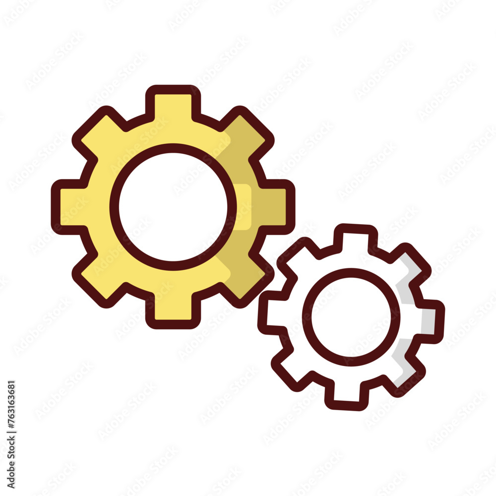 Engineering icon editable stock vector illustration