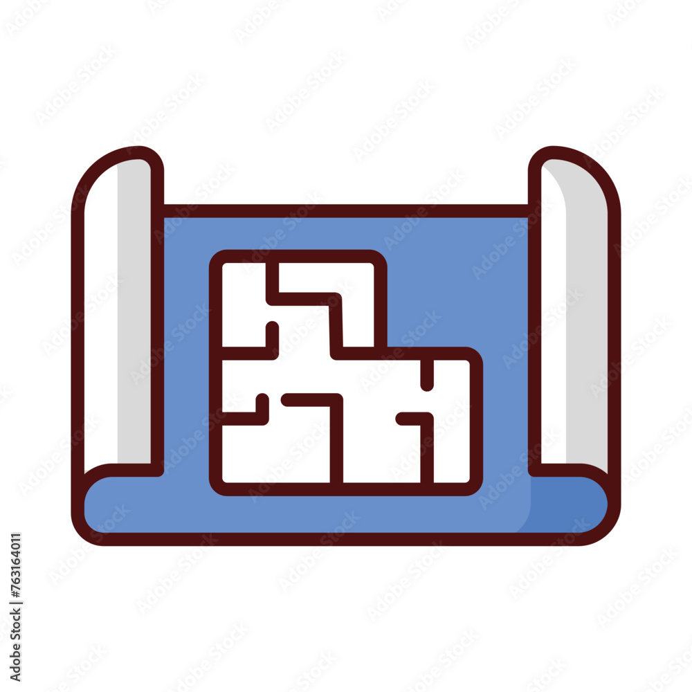Construction Plan icon editable stock vector illustration Construction Plan icon editable stock vector illustration