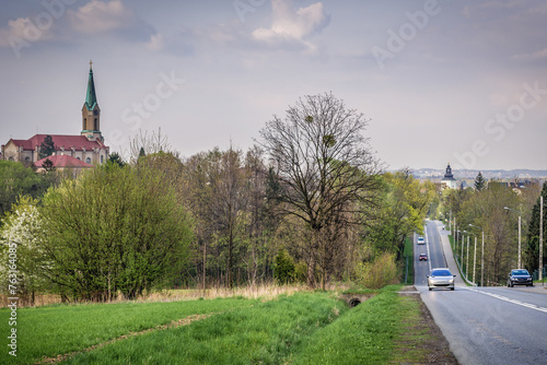 St Trinity of Evangelical Church of Augsburg Confession church in Skoczow town, Poland photo