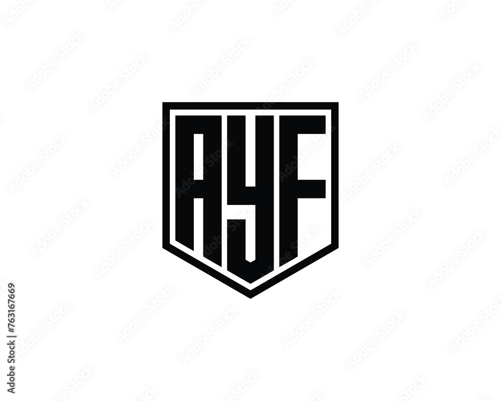 AYF logo design vector template AYF logo design vector template