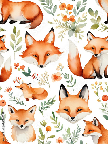 watercolor fox 5