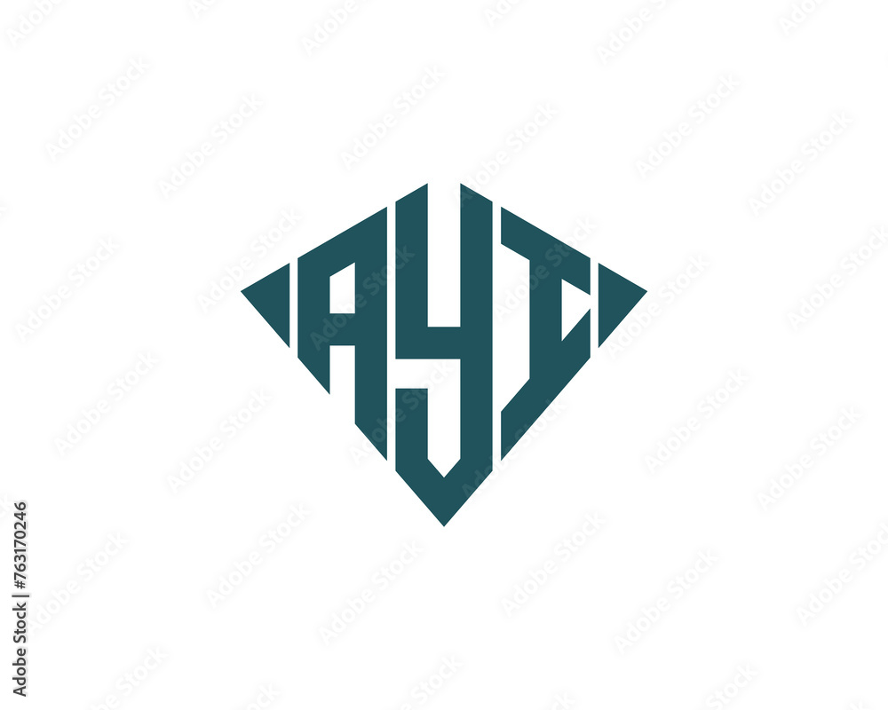 AYI logo design vector template