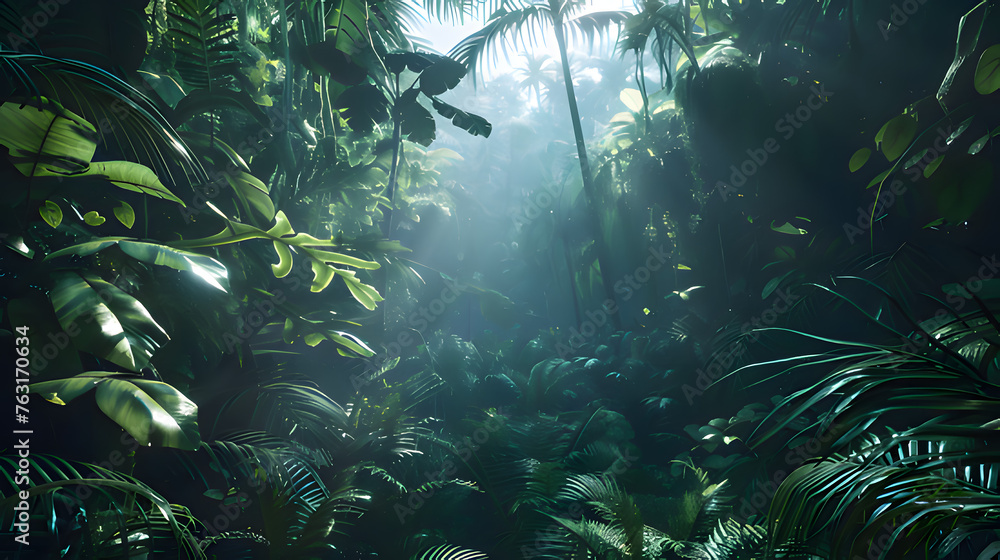 Fototapeta premium coral reef in the sea. Generative AI