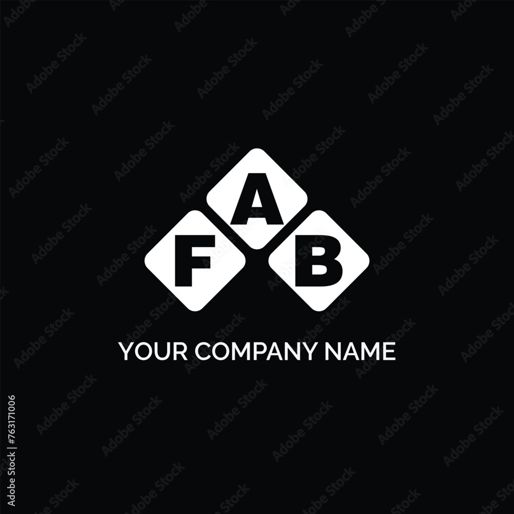 FAB letter logo design on white background. FAB logo. FAB creative initials letter Monogram logo icon concept. FAB letter design FAB letter logo design on white background. FAB logo. FAB creative initials letter Monogram logo icon concept. FAB letter design