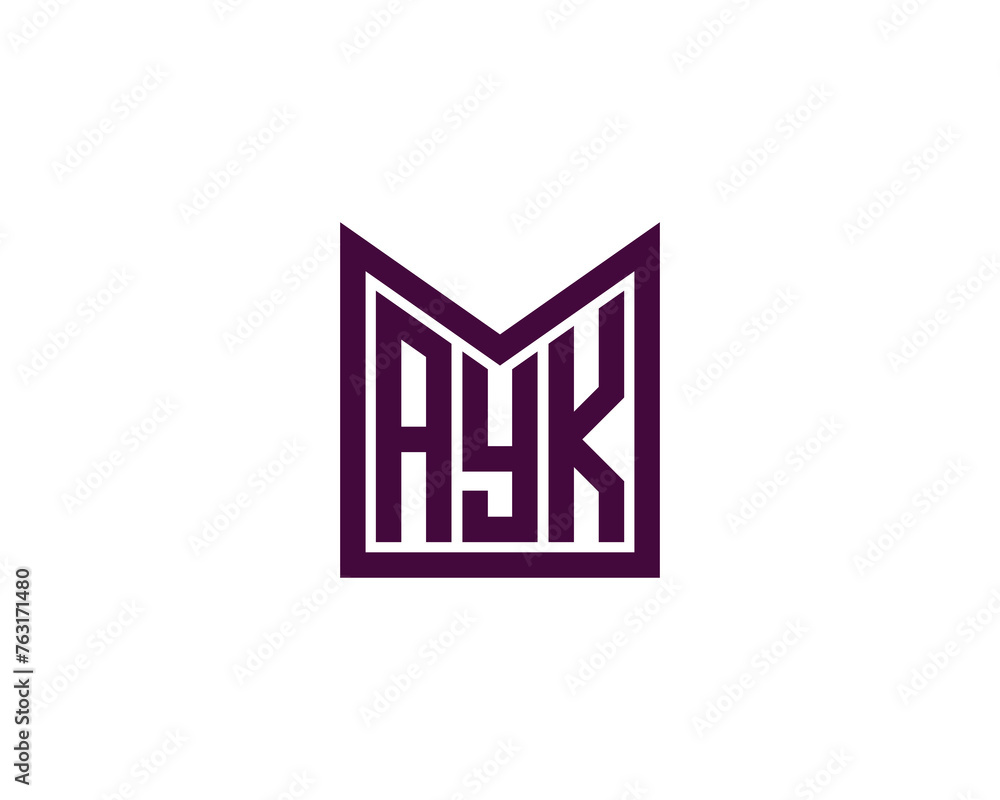AYK Logo design vector template AYK Logo design vector template