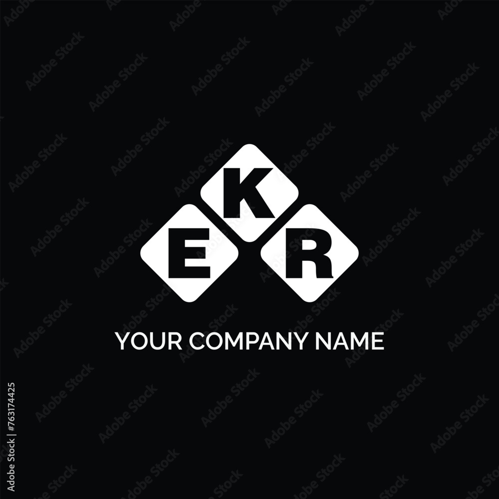 EKR letter logo design on white background. EKR logo. EKR creative initials letter Monogram logo icon concept. EKR letter design EKR letter logo design on white background. EKR logo. EKR creative initials letter Monogram logo icon concept. EKR letter design