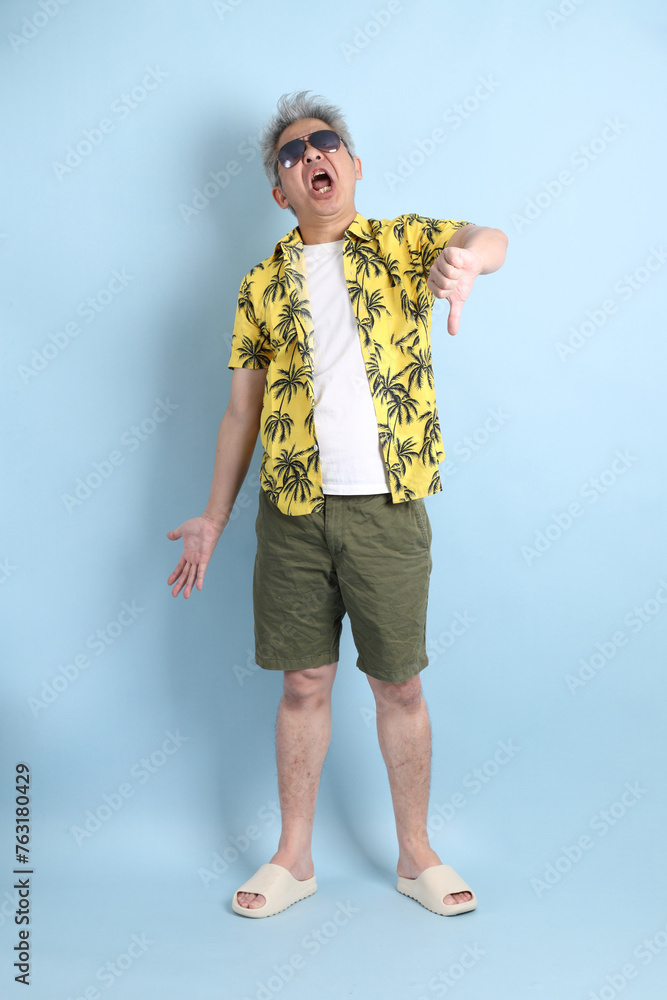 60s Senior in Summer vacation 60s Senior in Summer vacation