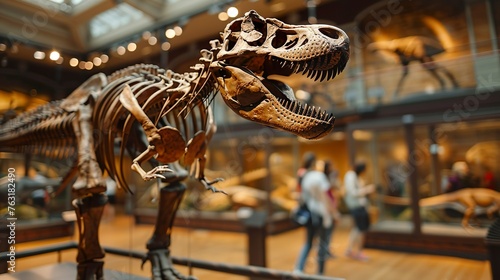博物館〜ティラノサウルスの展示01 © yukinoshirokuma