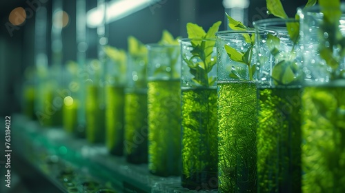 Laboratory study on green algae biofuel science and technology. Generative Ai