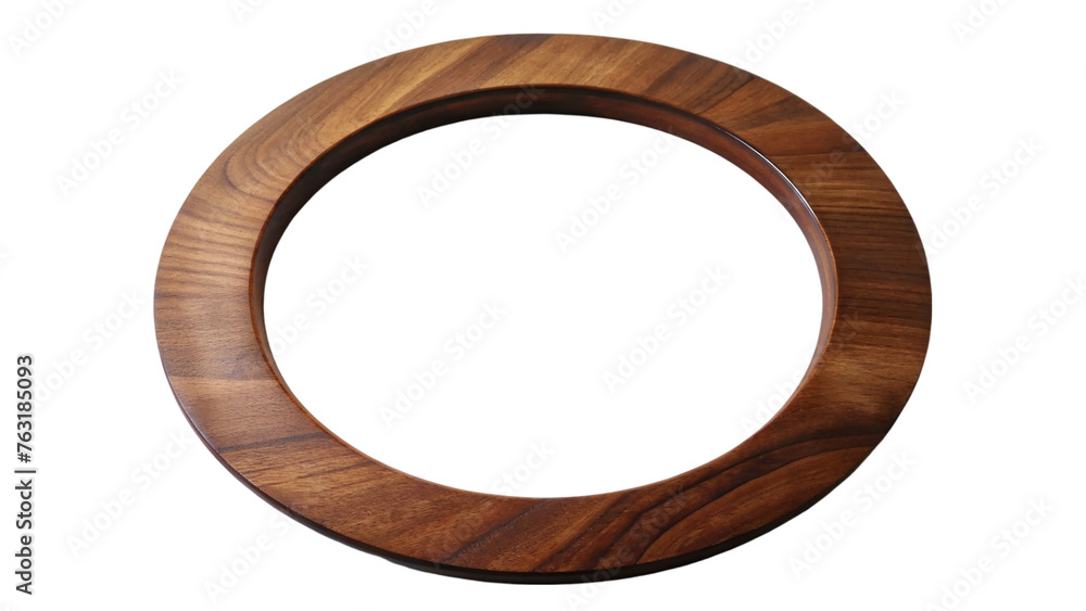 Wooden round frame. isolated on transparent background. Wooden round frame. isolated on transparent background.