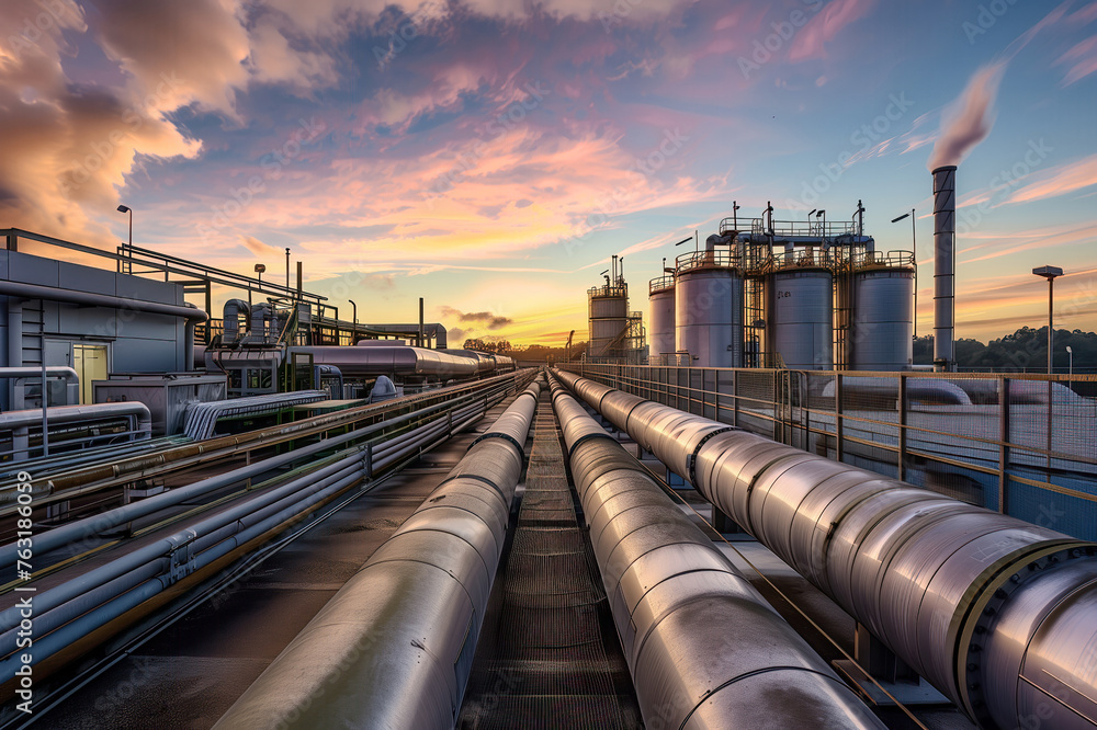 Hydrogen Storage Facility Pipelines at Sunset Hydrogen Storage Facility Pipelines at Sunset