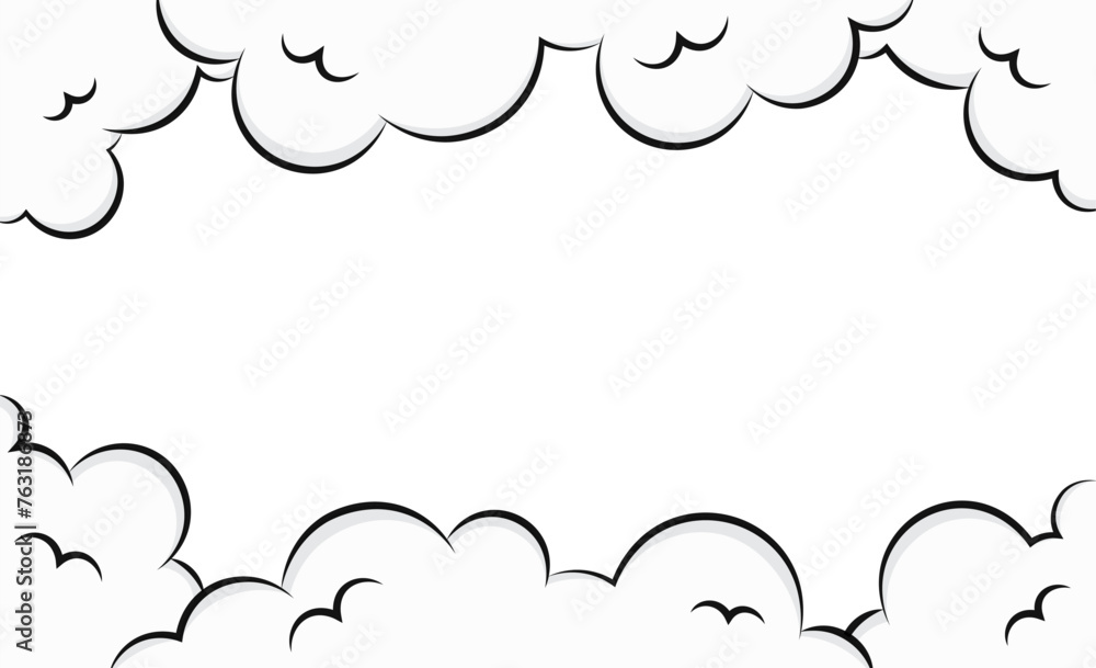 Frame speech bubble cloud comic pop art book illustration vector Frame speech bubble cloud comic pop art book illustration vector