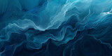 Blue abstract background with the ocean, wave, tide, current feeling.
