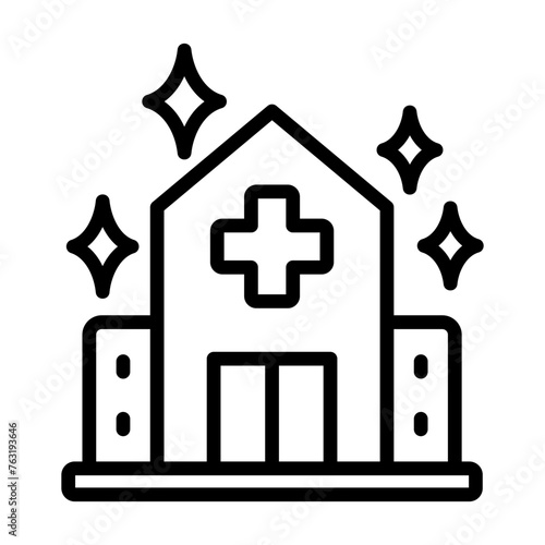 Hospital Cleaning Icon