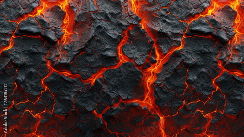 Lava texture fire background  crack texture