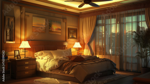 The bedroom of a warm dream © Itsaraporn