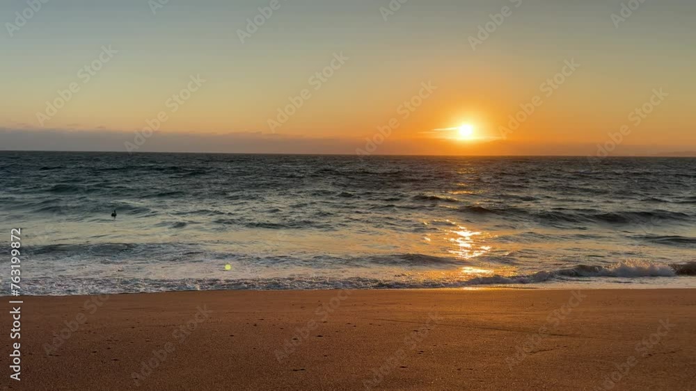 atardecer en la playa de barra de navidad jalisco mexico atardecer en la playa de barra de navidad jalisco mexico