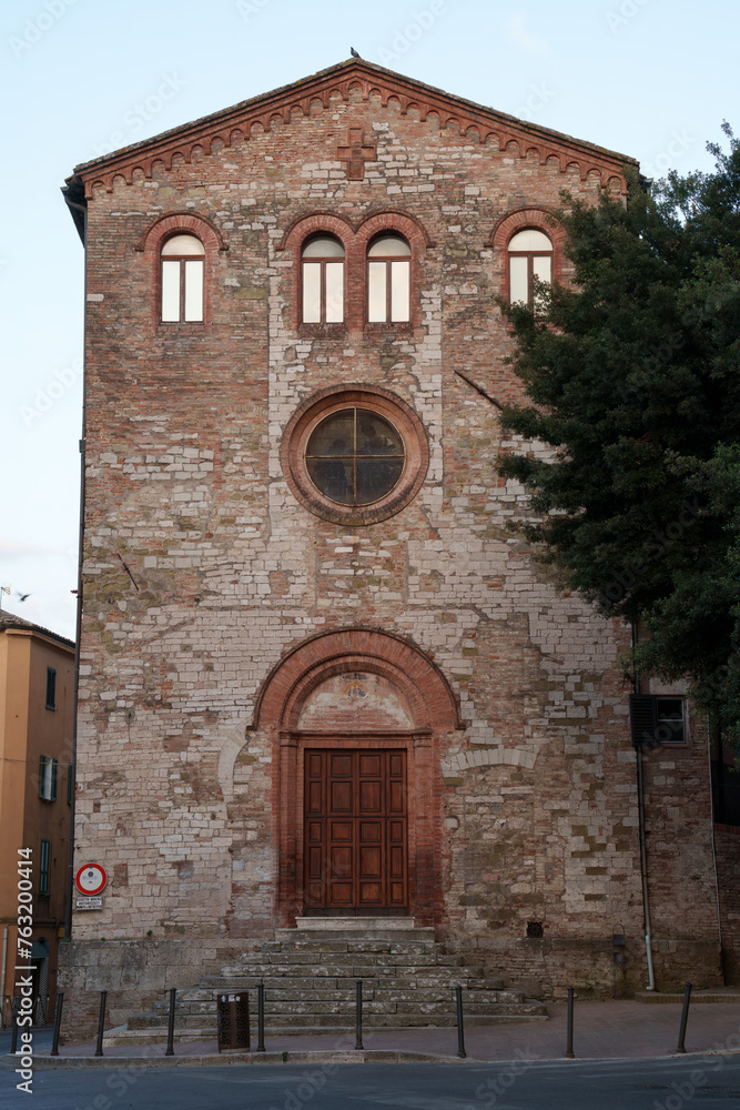 Perugia, historic city of Umbria, Italy: San Fortunato church