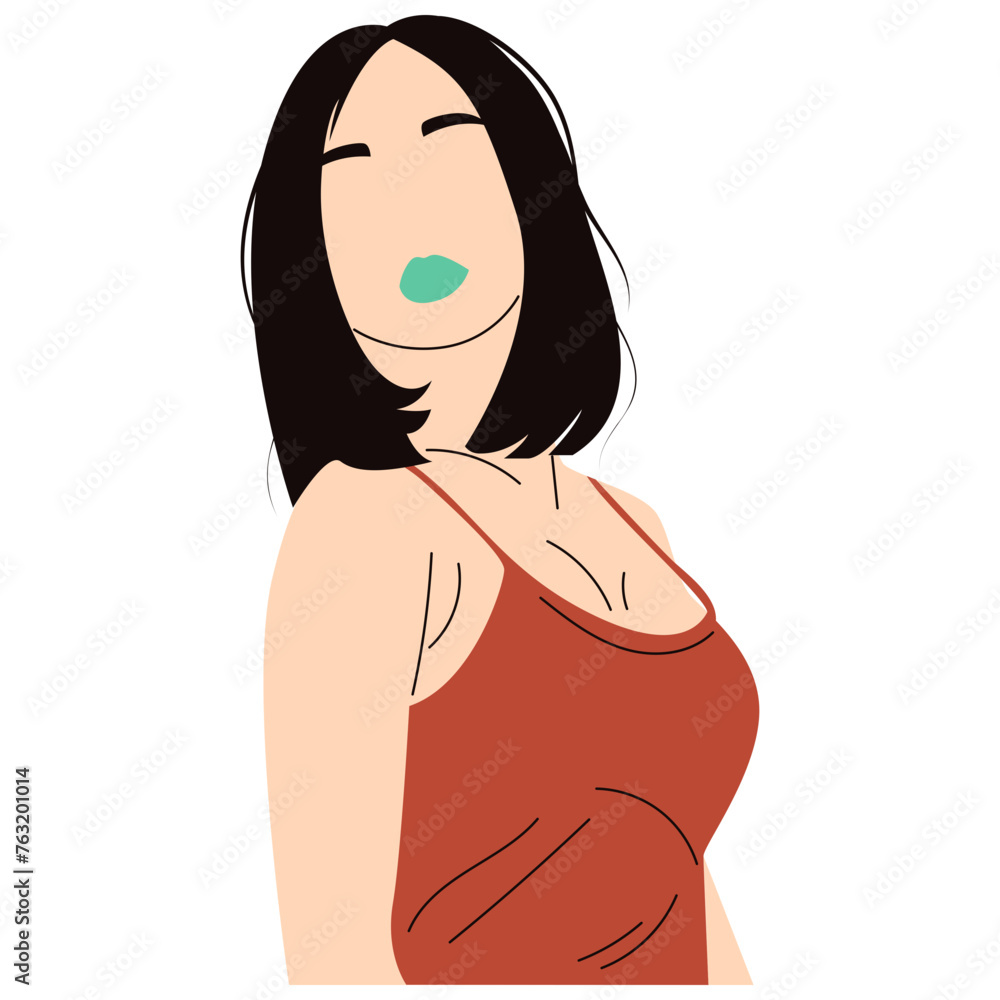 Aesthetic Woman Illustration Aesthetic Woman Illustration