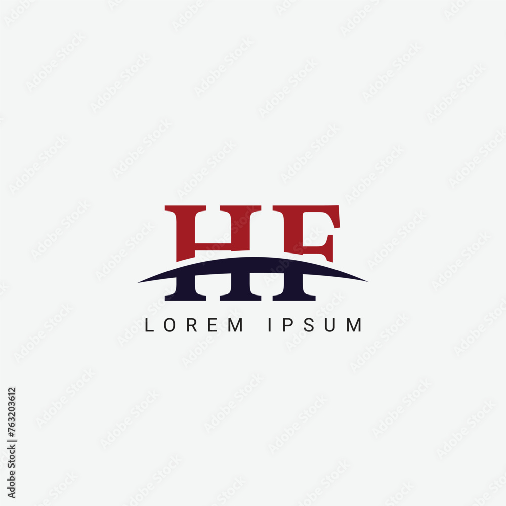 Initial H F, HF Letter Logo design vector template, Graphic Symbol for Corporate Business Identity Initial H F, HF Letter Logo design vector template, Graphic Symbol for Corporate Business Identity