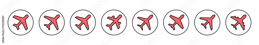 Plane icon vector illustration. Airplane sign and symbol. Flight transport symbol. Travel sign. aeroplane Plane icon vector illustration. Airplane sign and symbol. Flight transport symbol. Travel sign. aeroplane
