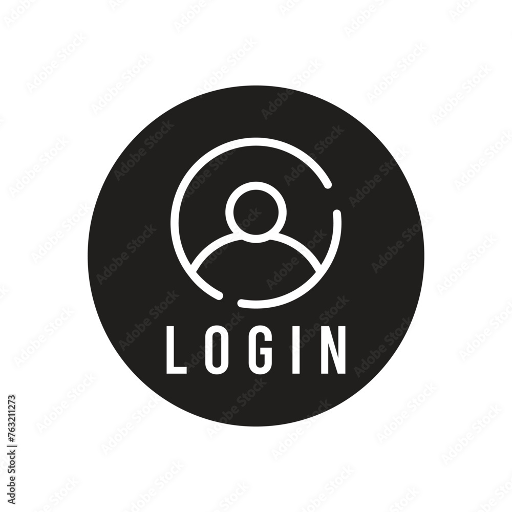 login icon vector login icon vector