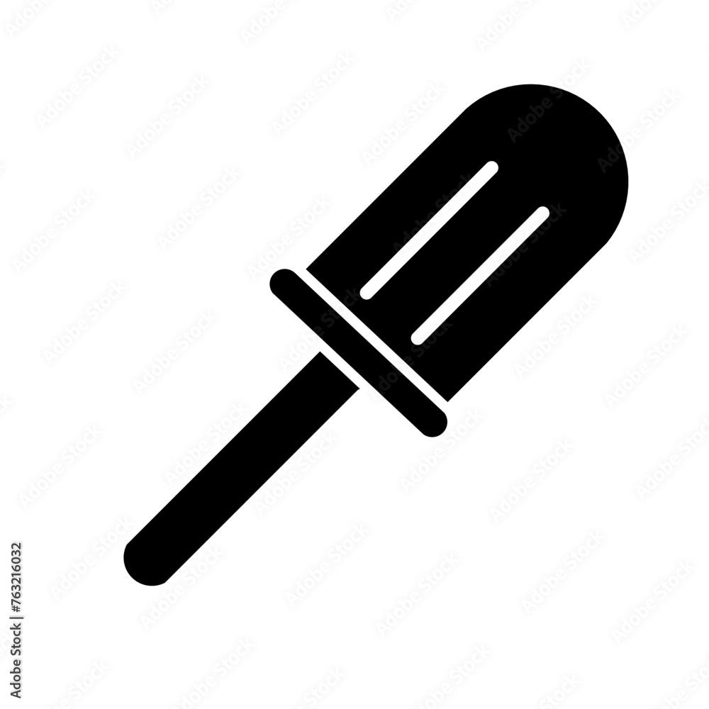 black ice cream icon isolated on white background black ice cream icon isolated on white background