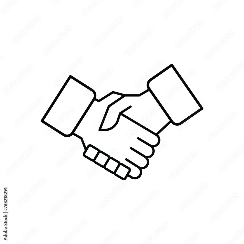 © Talha D - Thin Line Business Partnership vector icon © Talha D - Thin Line Business Partnership vector icon