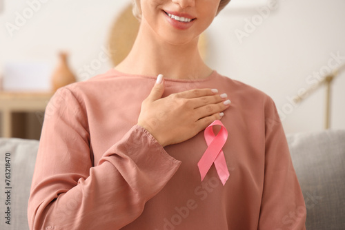 Young woman after chemother...