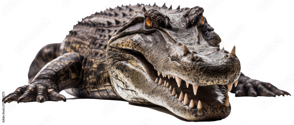 Obraz premium Alligator with transparent background