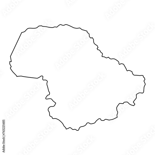 Dak Lak province map, administrative division of Vietnam. Vector illustration.