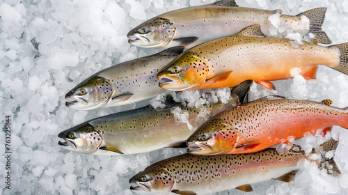 trout on ice