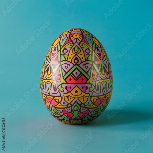 Bright colors, intricate designs easter eggspiration for festive celebrations For Social Media Post Size