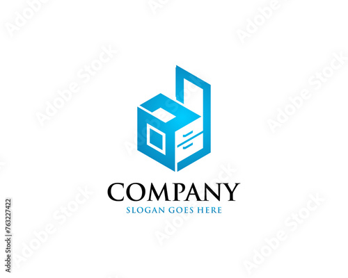 a and d letter cupboard logo