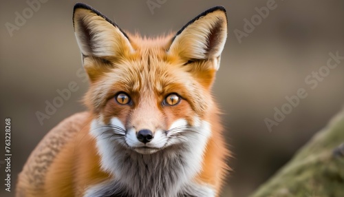 A Fox With Its Eyes Narrowed In Concentration Upscaled 2 © Tarannum