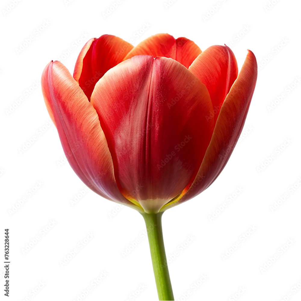 Red tulip flower. isolated on transparent background. Red tulip flower. isolated on transparent background.