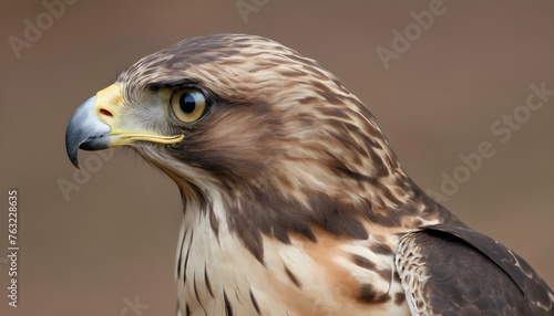 A Hawk With Its Beak Open In A Piercing Screech Upscaled 2