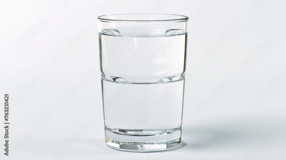 A water glass meticulously isolated with a clipping path included, ensuring precise editing and integration into various backgrounds A water glass meticulously isolated with a clipping path included, ensuring precise editing and integration into various backgrounds