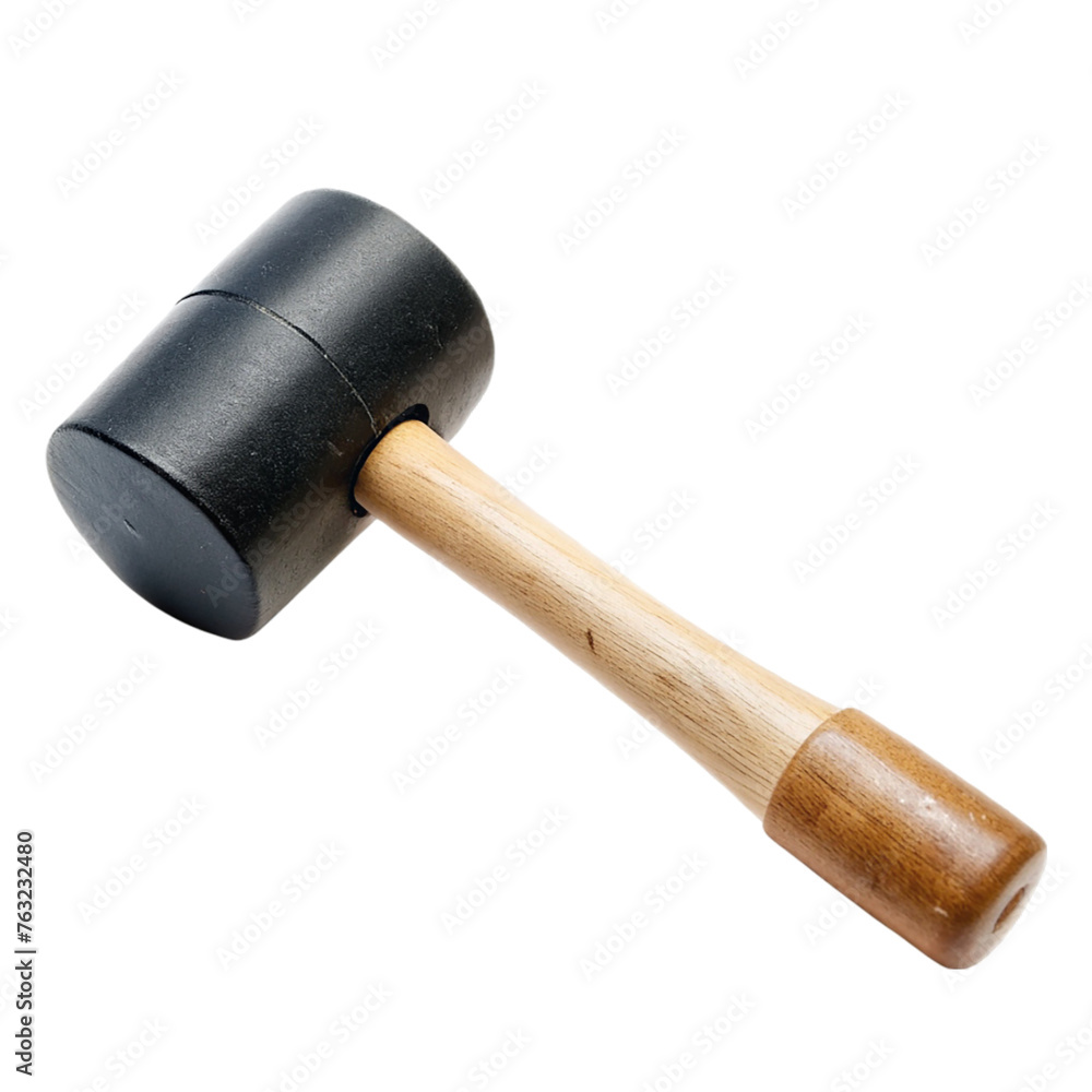 Rubber mallet. isolated on transparent background. Rubber mallet. isolated on transparent background.