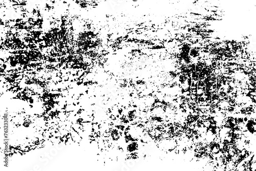 Grunge black and white urban texture Template. Abstract Distressed overlay texture Vector